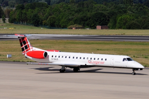 G-SAJU - ERJ-135LR - Loganair - LGG - 24-08-2022