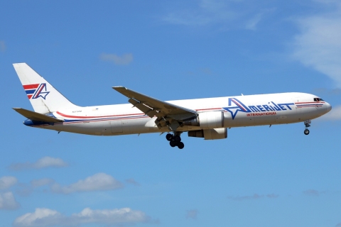 N373CM - 767-338(ER) - Amerijet International - BRU - 28-08-2022
