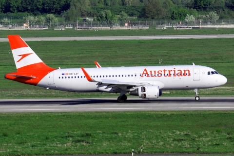 OE-LZF - A320-214(WL) - Austrian Airlines - DUS - 24-04-2022