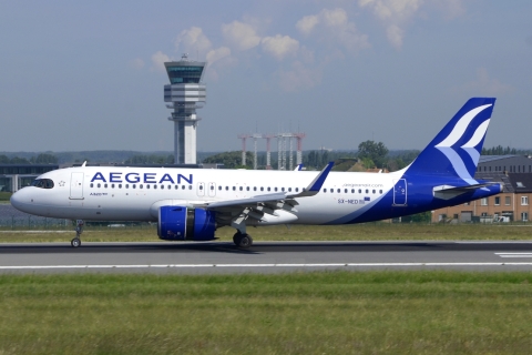 SX-NED - A320-271N(WL) - Aegean Airlines - BRU - 31-05-2022