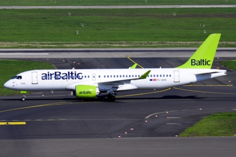 YL-AAS - A220-300 - Air Baltic - DUS - 24-04-2022
