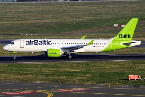 YL-CSD - A220-300 - Air Baltic - BRU - 27-03-2022