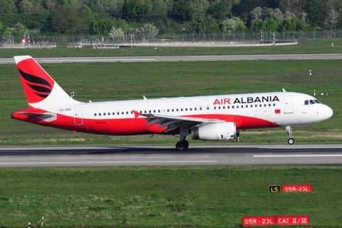 ZA-BBC - A320-232 - Air Albania - DUS - 24-04-2022