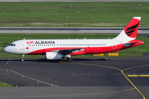 ZA-BBC - A320-232 - Air Albania - DUS - 24-04-2022b