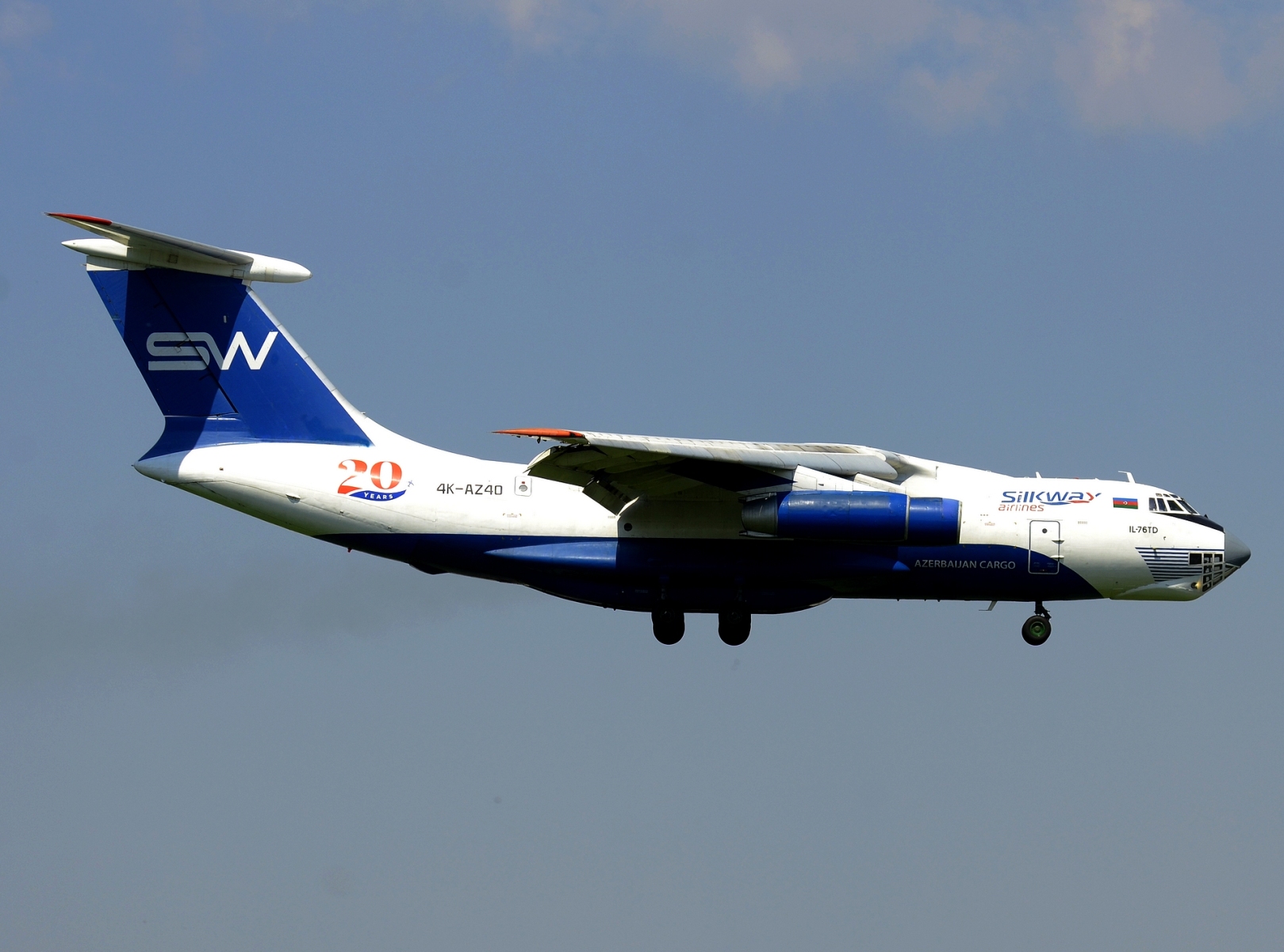 4K-AZ40 - Ilyushin Il-76TD - Silk Way Airlines - BRU - 13-05-2023b