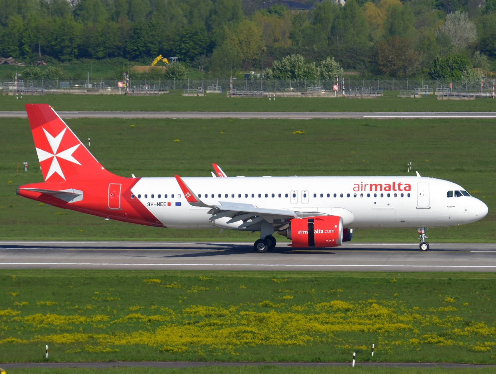 9H-NEE - A320-251N(WL) - Air Malta - DUS - 30-04-2023