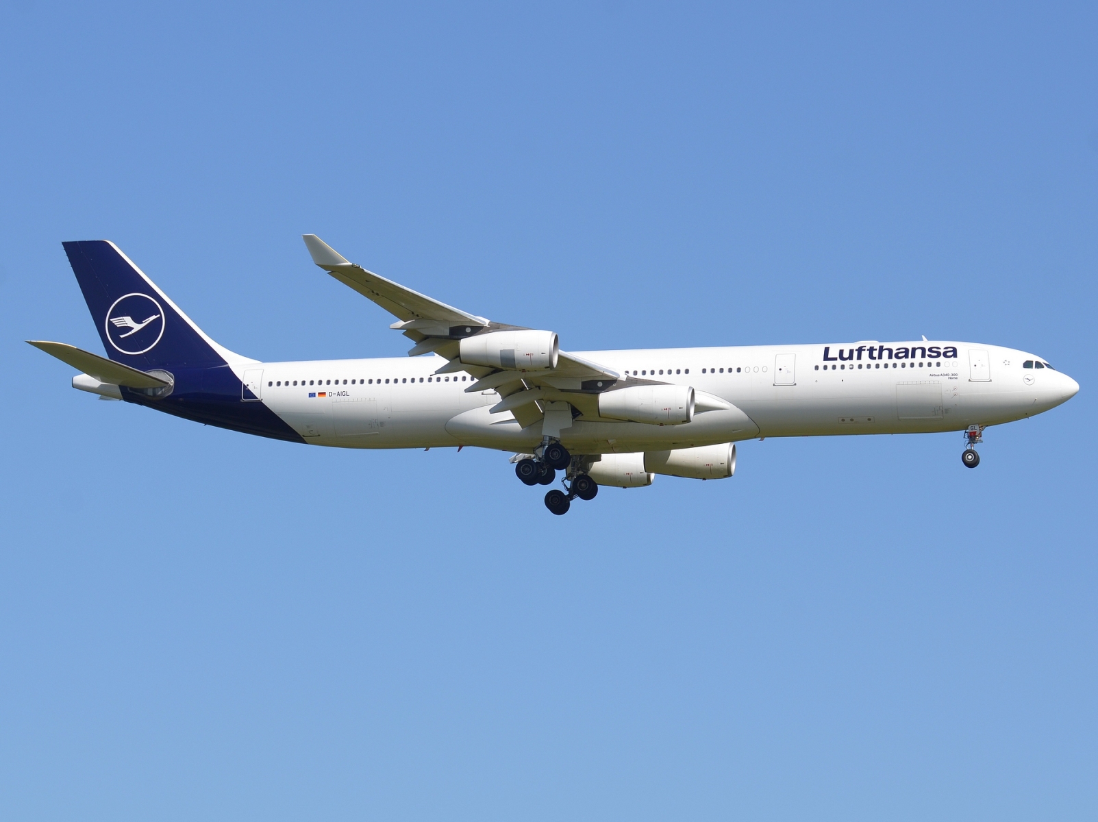 D-AIGL - A340-313 - Lufthansa - FRA - 25-05-2023