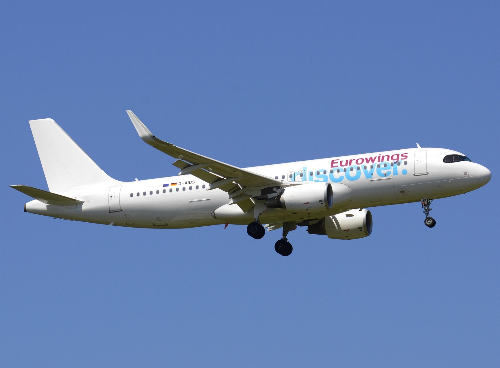 D-AIUS - A320-214(WL) - Eurowings Discover - FRA - 25-05-2023