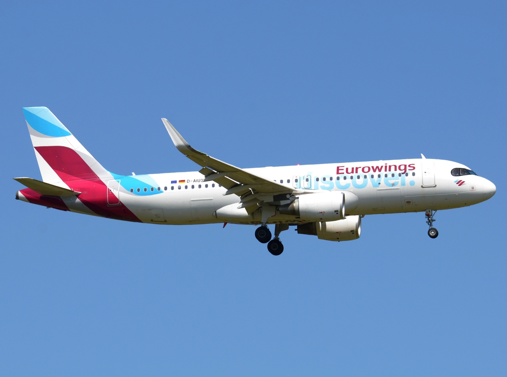 D-AIUX - A320-214(WL) - Eurowings Discover - FRA - 25-05-2023