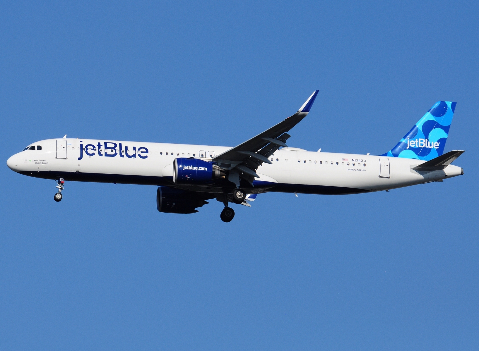 N2142J - A321-271NX(WL) - JetBlue Airways - JFK - 28-10-2023