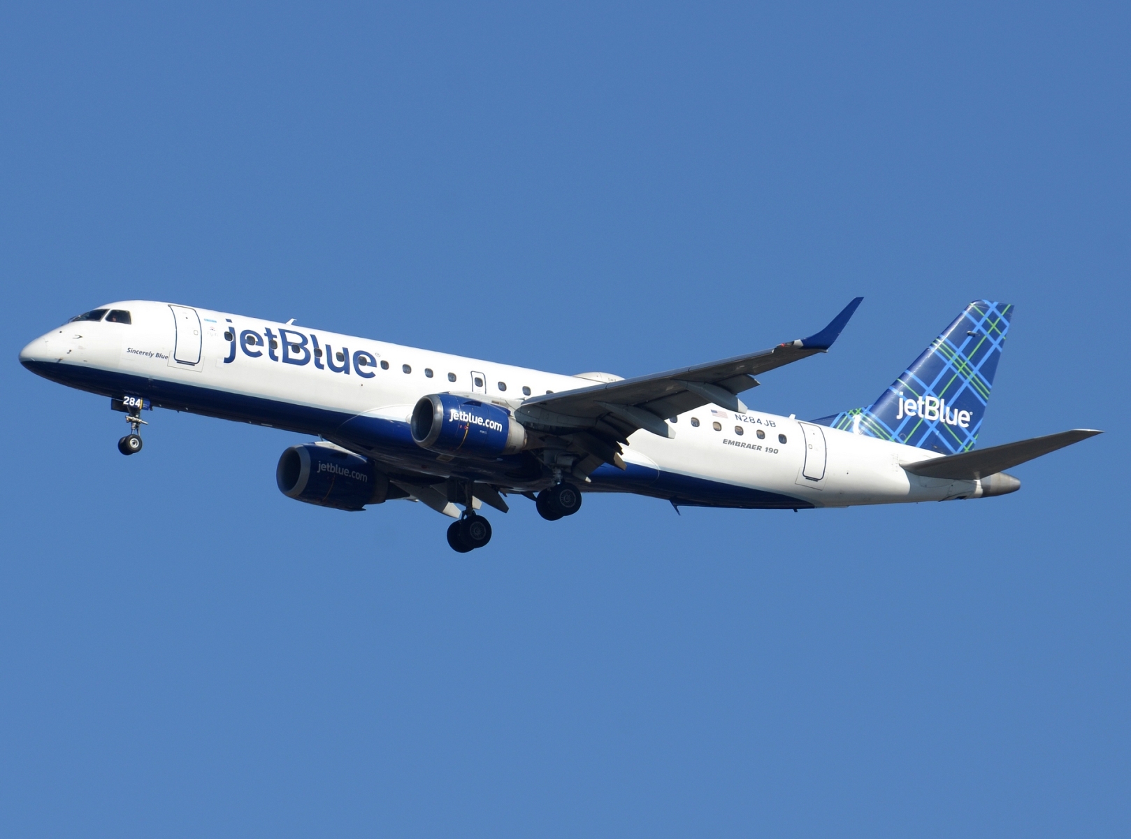 N284JB - ERJ-190-AR (ERJ-190-100 IGW) - JetBlue Airways - JFK - 28-10-2023