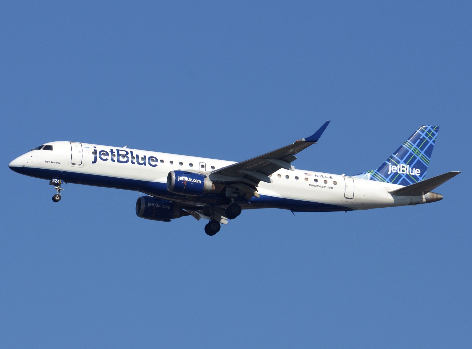 N324JB - ERJ-190AR (ERJ-190-100 IGW) - JetBlue Airways - JFK - 28-10-2023