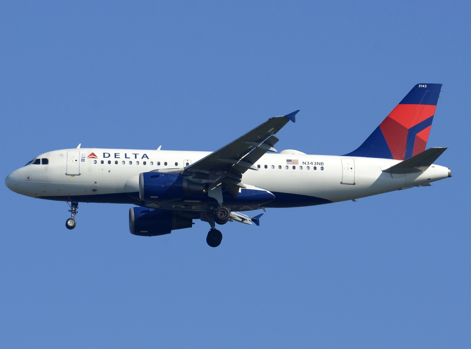 N343NB - A319-114 - Delta Air Lines - JFK - 28-10-2023