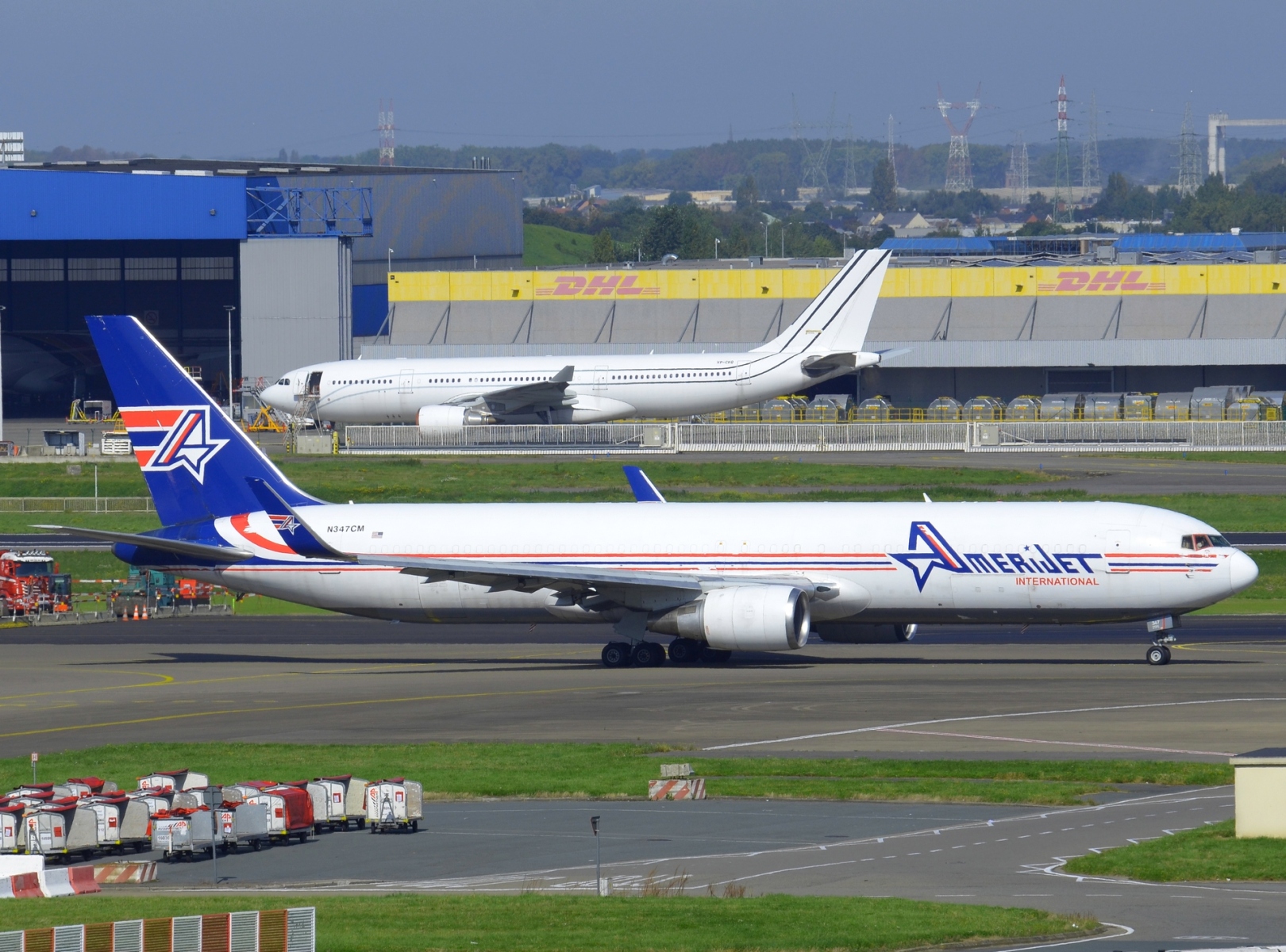 N347CM - 767-323(ER)(WL) - Amerijet International - BRU - 11-09-2023