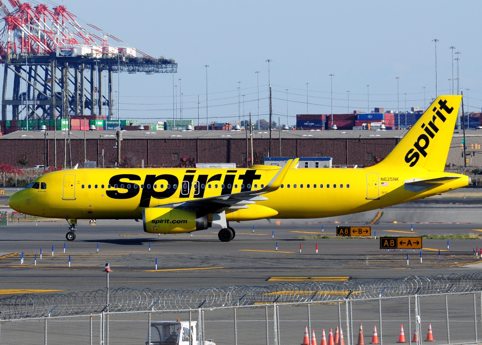 N625NK - A320-232(WL) - Spirit Airlines - EWR - 02-11-2023