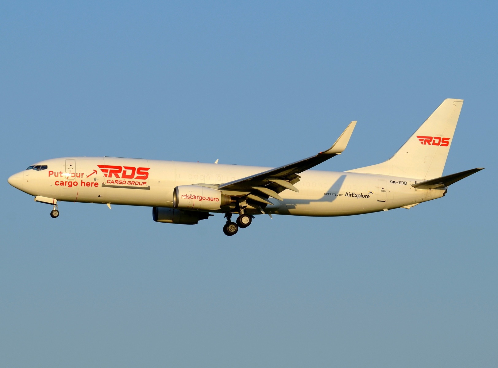 OM-EDB - B737-8AS(BCF) - RDS Cargo Group - BRU - 04-06-2023
