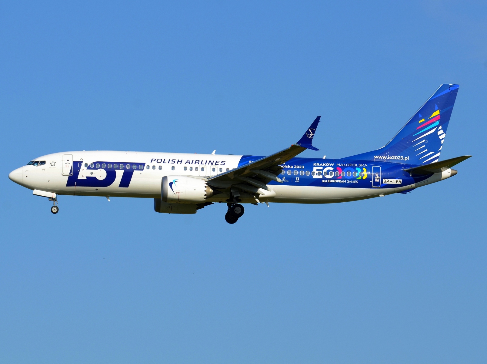SP-LVH - 737-8 MAX - LOT _ Polish Airlines - BRU - 04-06-2023