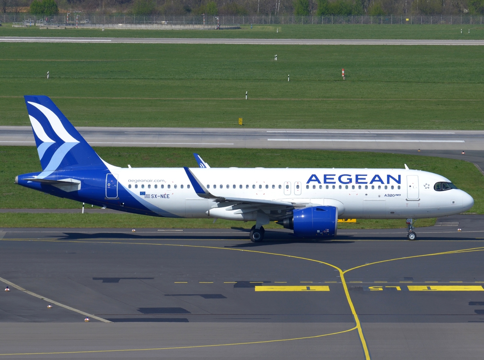 SX-NEE - A320-271N(WL) - Aegean Airlines - DUS - 05-04-2023