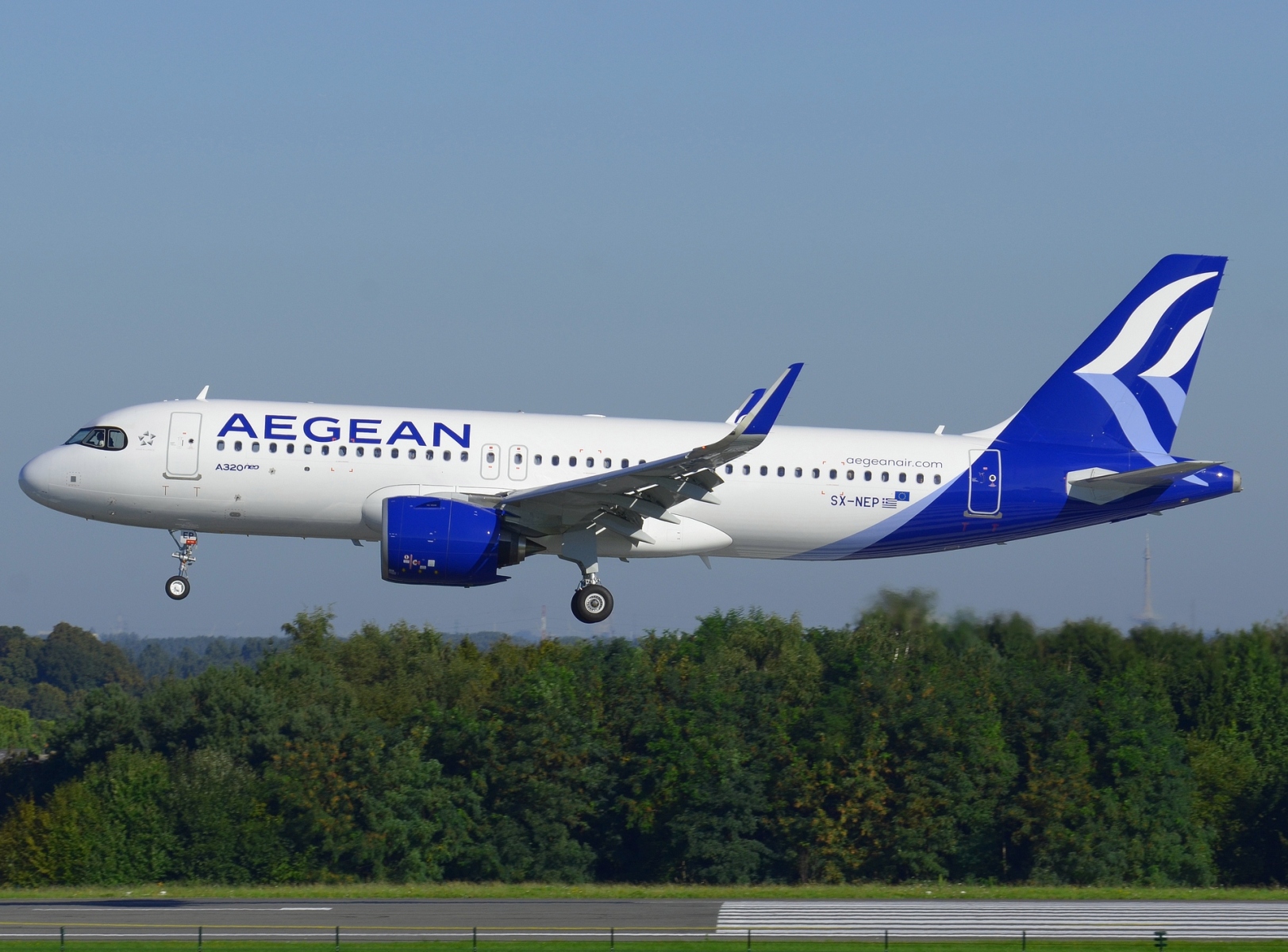 SX-NEP - A320-271N(WL) - Aegean Airlines - BRU - 06-09-2023