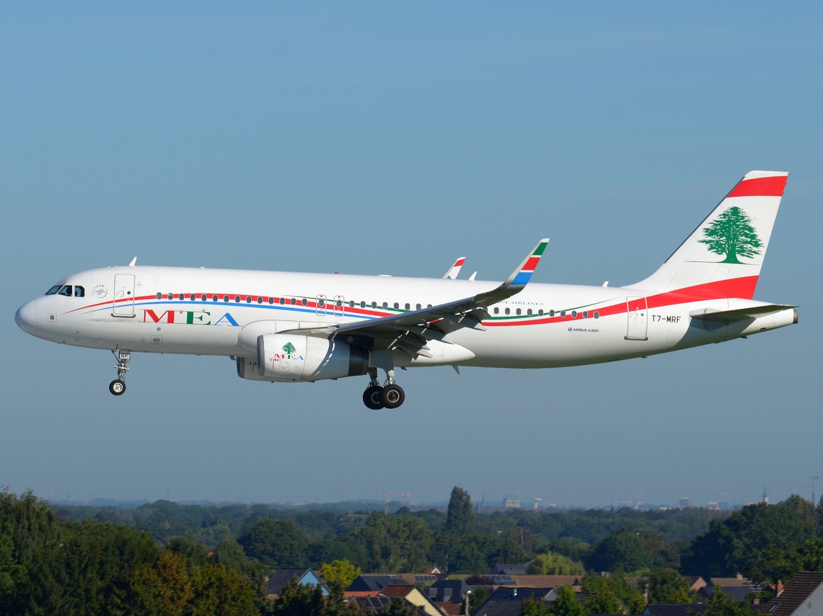 T7-MRF - A320-232(WL) - MEA _ Middle East Airlines - BRU - 06-09-2023