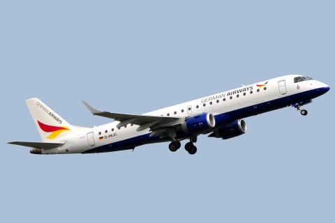 D-AKJC - ERJ-190LR (ERJ-190-100 LR) - German Airways - BRU - 01-06-2023