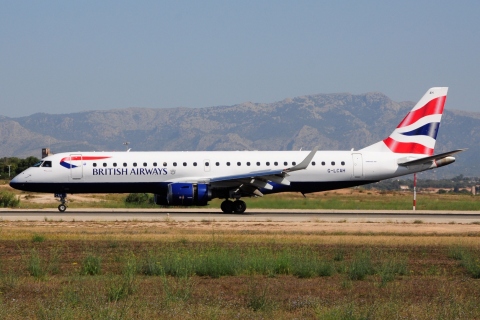 G-LCAH - ERJ-190LR (ERJ-190-100 LR) - BA Cityflyer - PMI - 24-06-2023