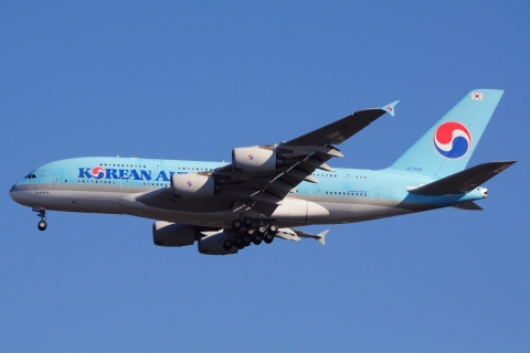HL7628 - A380-861 - Korean Air Lines - JFK - 28-10-2023