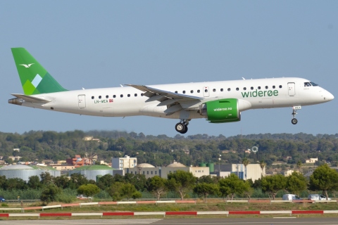 LN-WEA - ERJ-190-E2 (ERJ-190-300 STD) - Wideroe - PMI - 24-06-2023