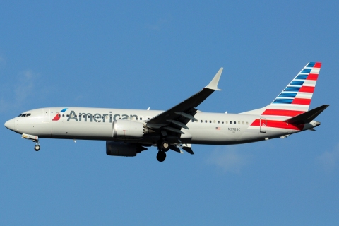 N378SC - 737-8 MAX - American Airlines - JFK - 28-10-2023
