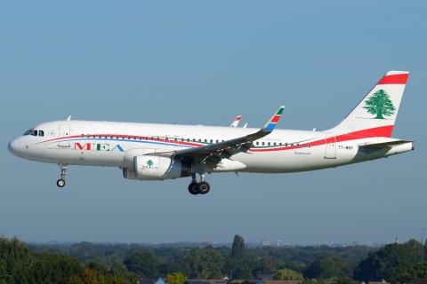 T7-MRF - A320-232(WL) - MEA _ Middle East Airlines - BRU - 06-09-2023