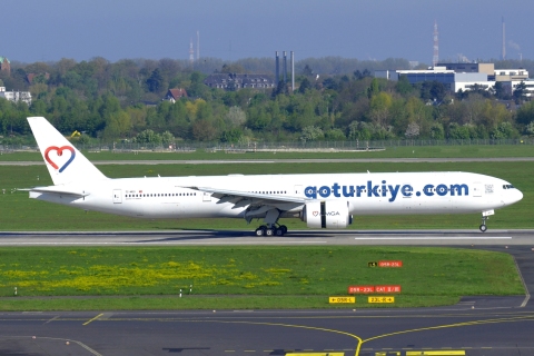 TC-MGG - 777-3ZG(ER) - MG (Mavi Gok) Aviation - DUS - 30-04-2023b