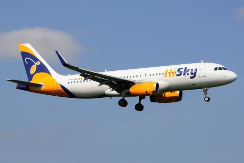 YR-SUN - A320-232(WL) - HiSky - BRU - 19-04-2023