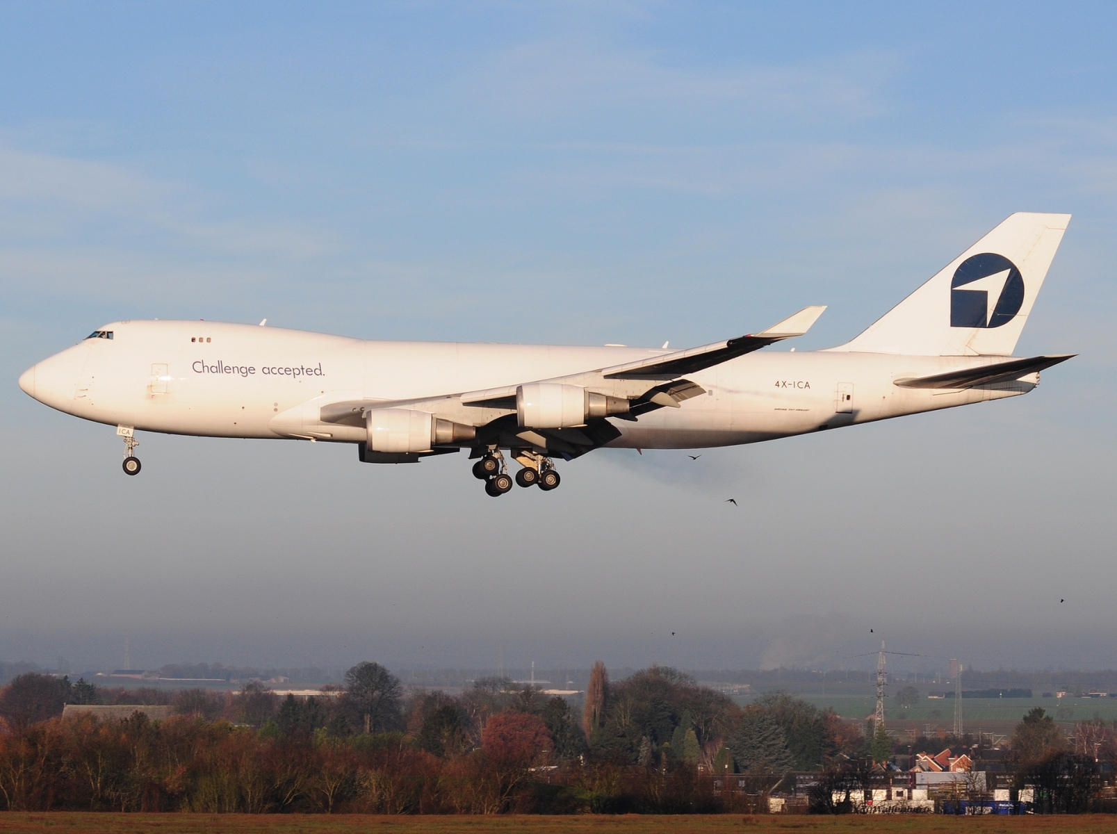 4X-ICA - 747-4EVF(ER) - Challenge Airlines - LGG - 29-11-2024