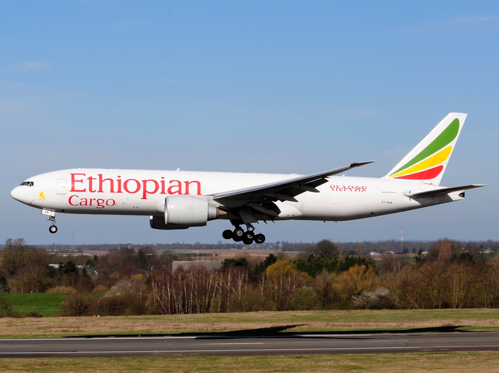 ET-AVN - 777-F - Ethiopian Airlines - LGG - 14-03-2024