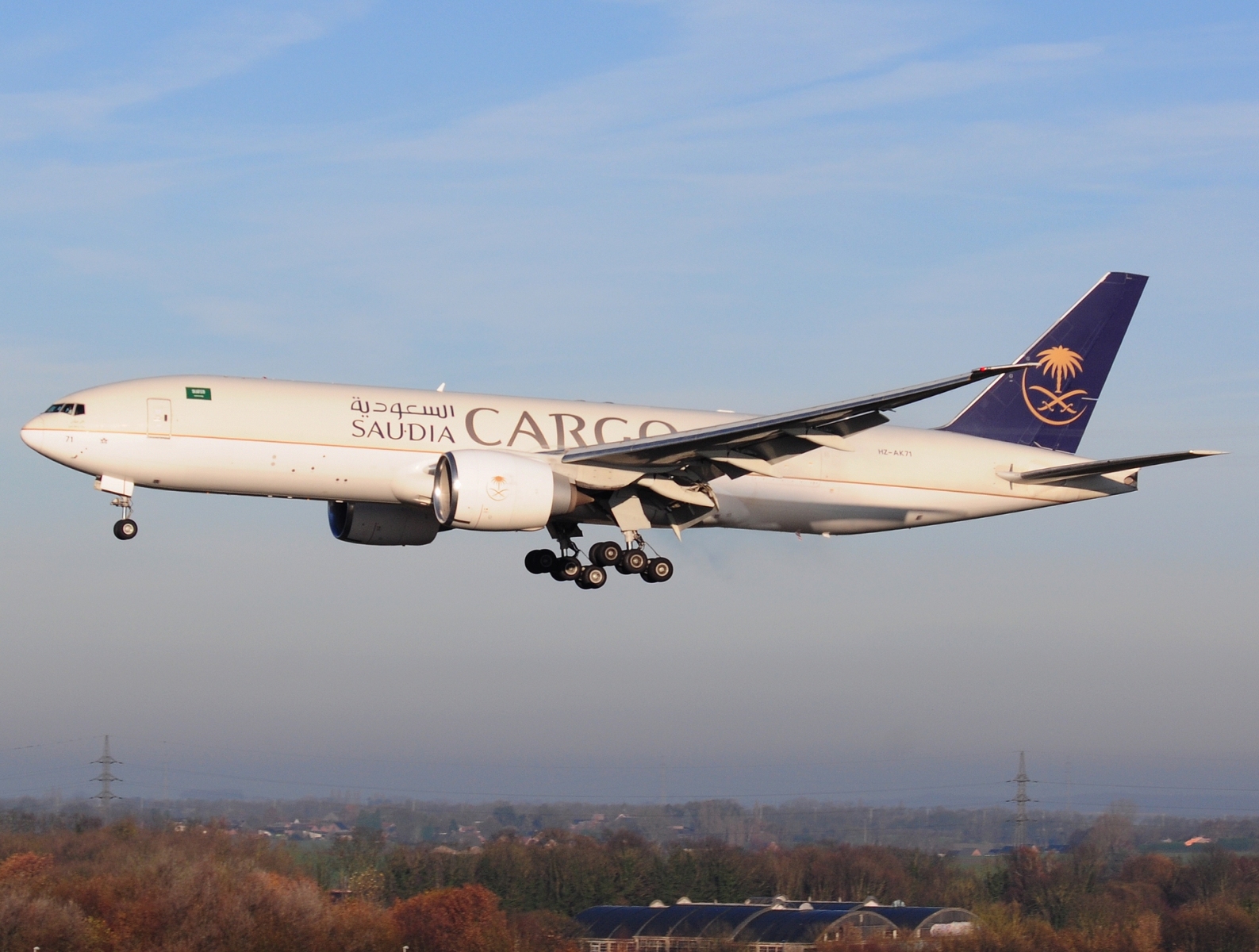 HZ-AK71 - 777-FFG - Saudi Arabian Airlines - LGG - 29-11-2024