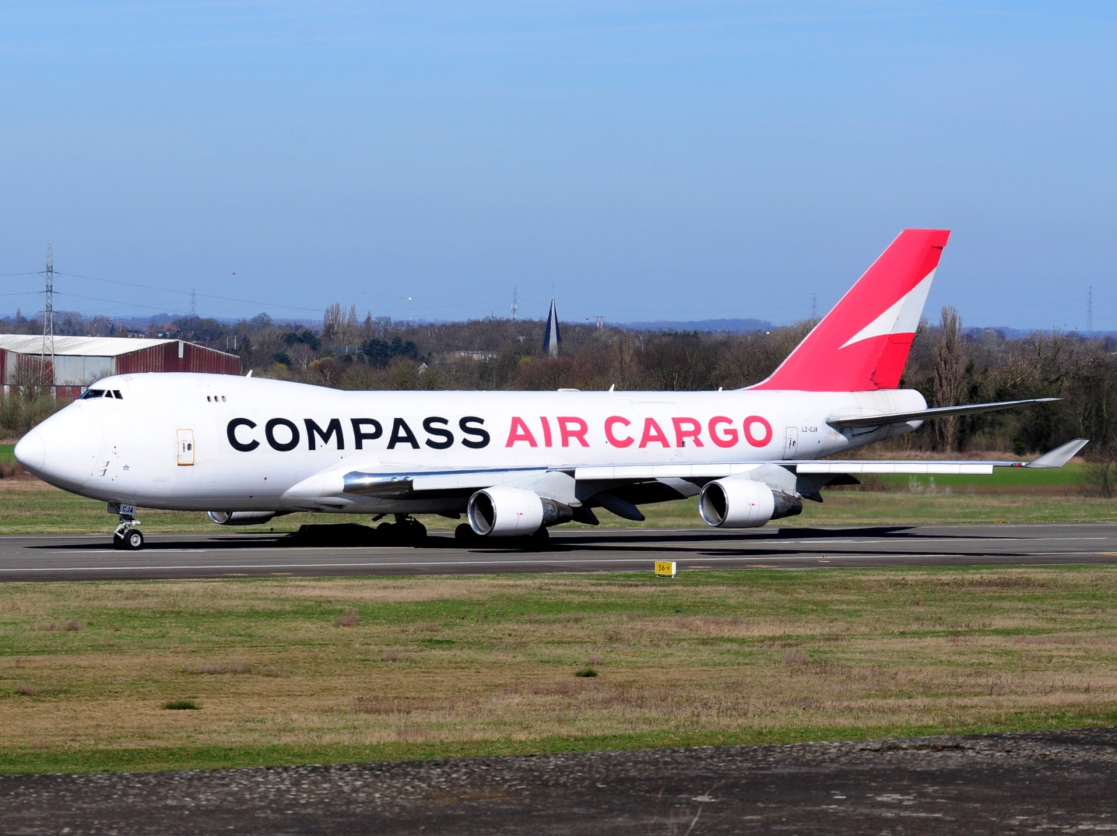 LZ-CJA - 747-412F - Compass Air Cargo - LGG - 14-03-2024