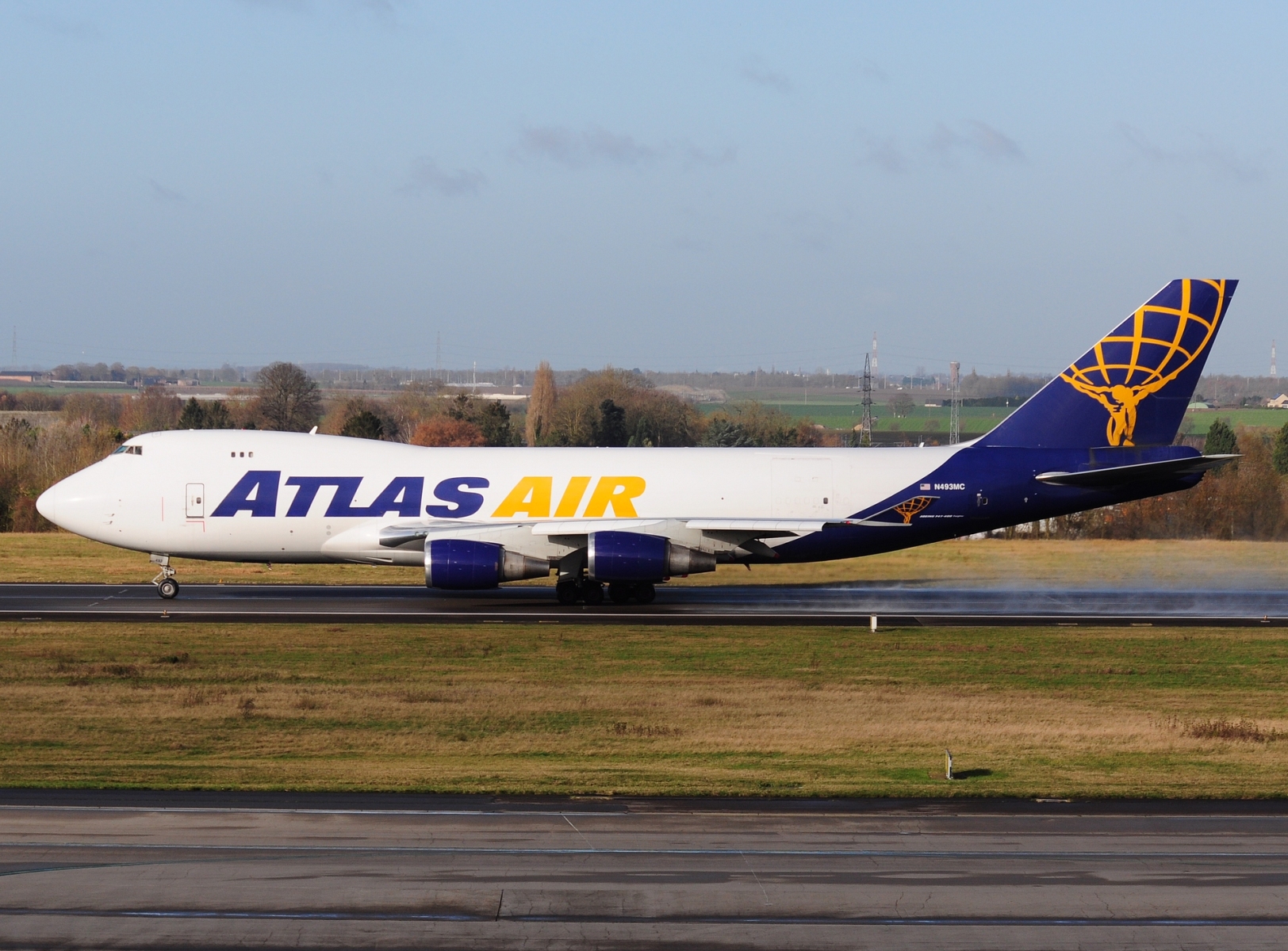 N493MC - 747-47UF - Atlas Air - LGG - 28-11-2024