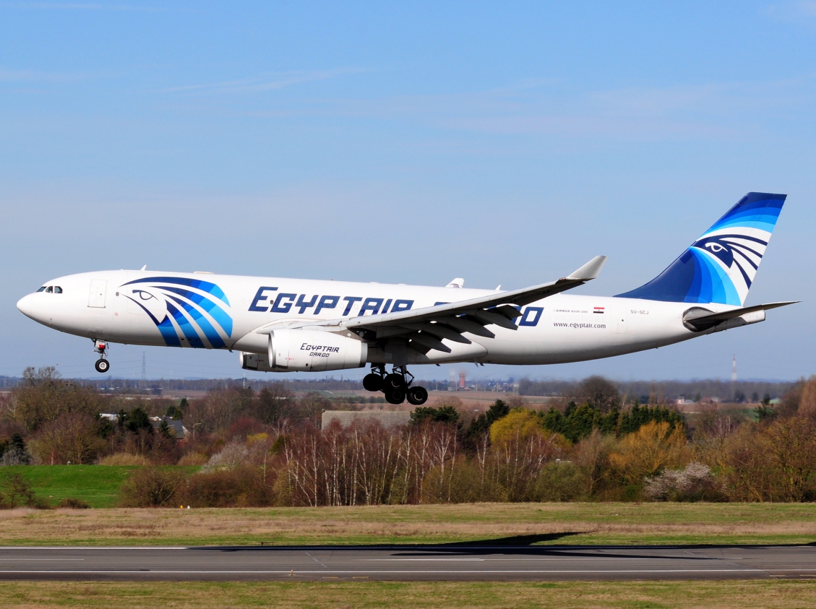 SU-GCJ - A330-243 - Egyptair Cargo - LGG - 14-03-2024