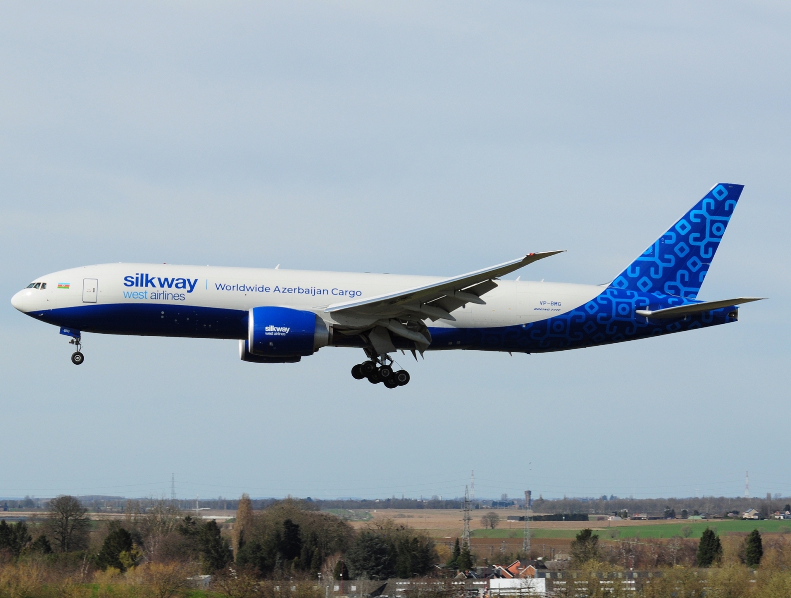 VP-BMG - 777-F - Silk Way West Airlines - LGG - 14-03-2024