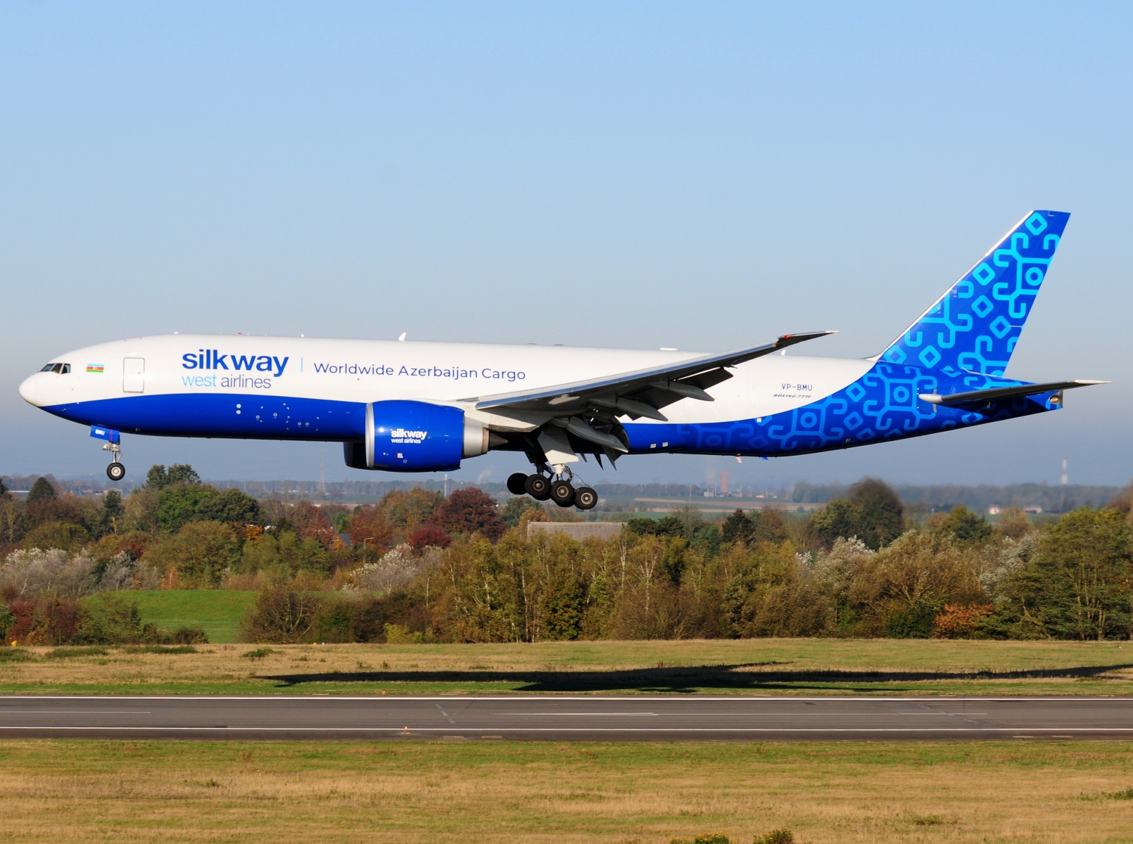 VP-BMU - 777-F - Silk Way West Airlines - LGG - 05-11-2024