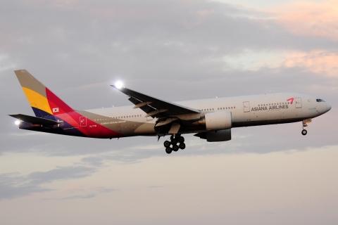 HL7791 - 777-28E(ER) - Asiana Airlines - FCO - 03-09-2024