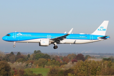 PH-AXB - A321-252NX(WL) - KLM Royal Dutch Airlines - LGG - 05-11-2024