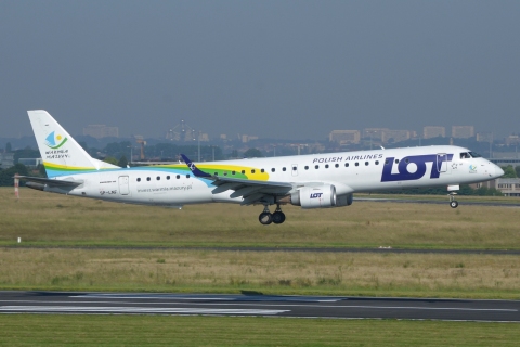 SP-LNF - ERJ-195LR (ERJ-190-200 LR) - LOT _ Polish Airlines - BRU - 26-06-2024