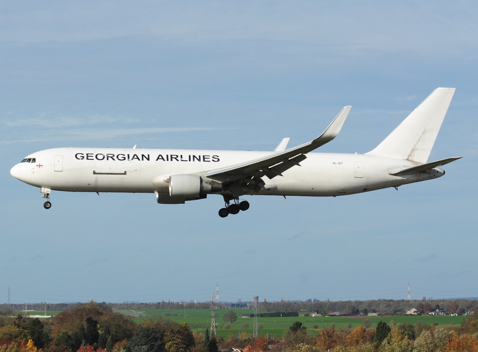 4L-GIT - 767-333(ER)(WL) - Georgian Airlines - LGG - 04-11-2025