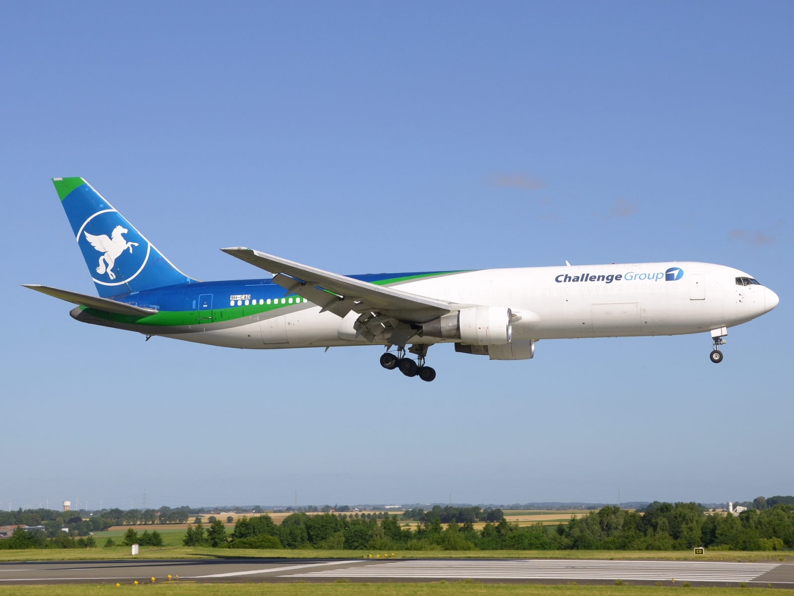9H-CAD - 767-331(ER) - Challenge Airlines Malta - LGG - 03-07-2025
