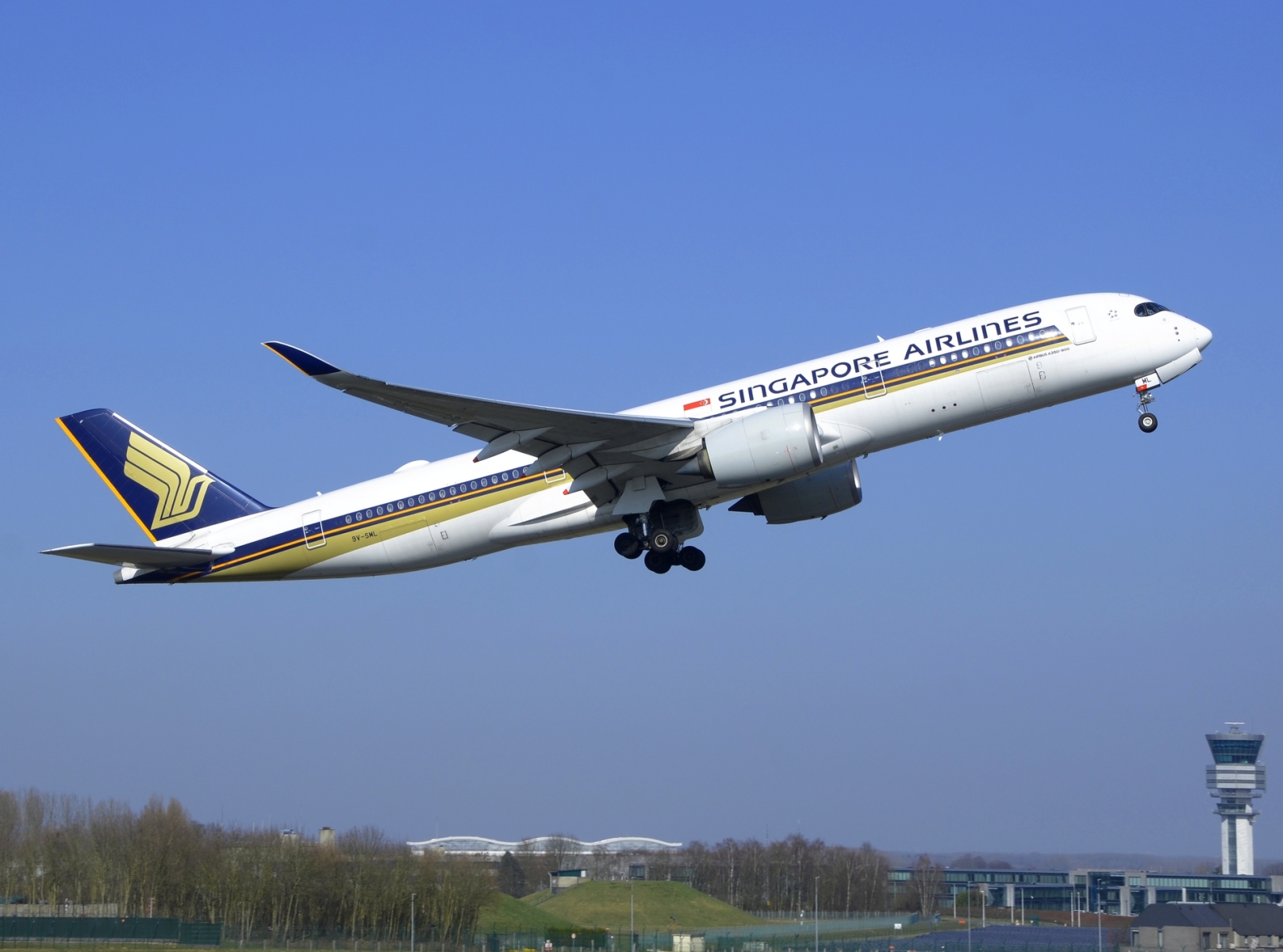 9V-SML - A350-941 - Singapore Airlines - BRU - 08-03-2025