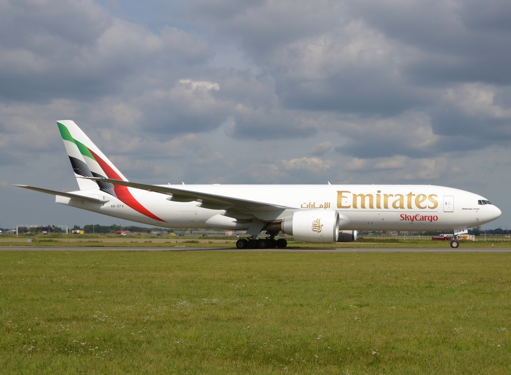 A6-EFX - 777-F - Emirates - AMS - 25-08-2025