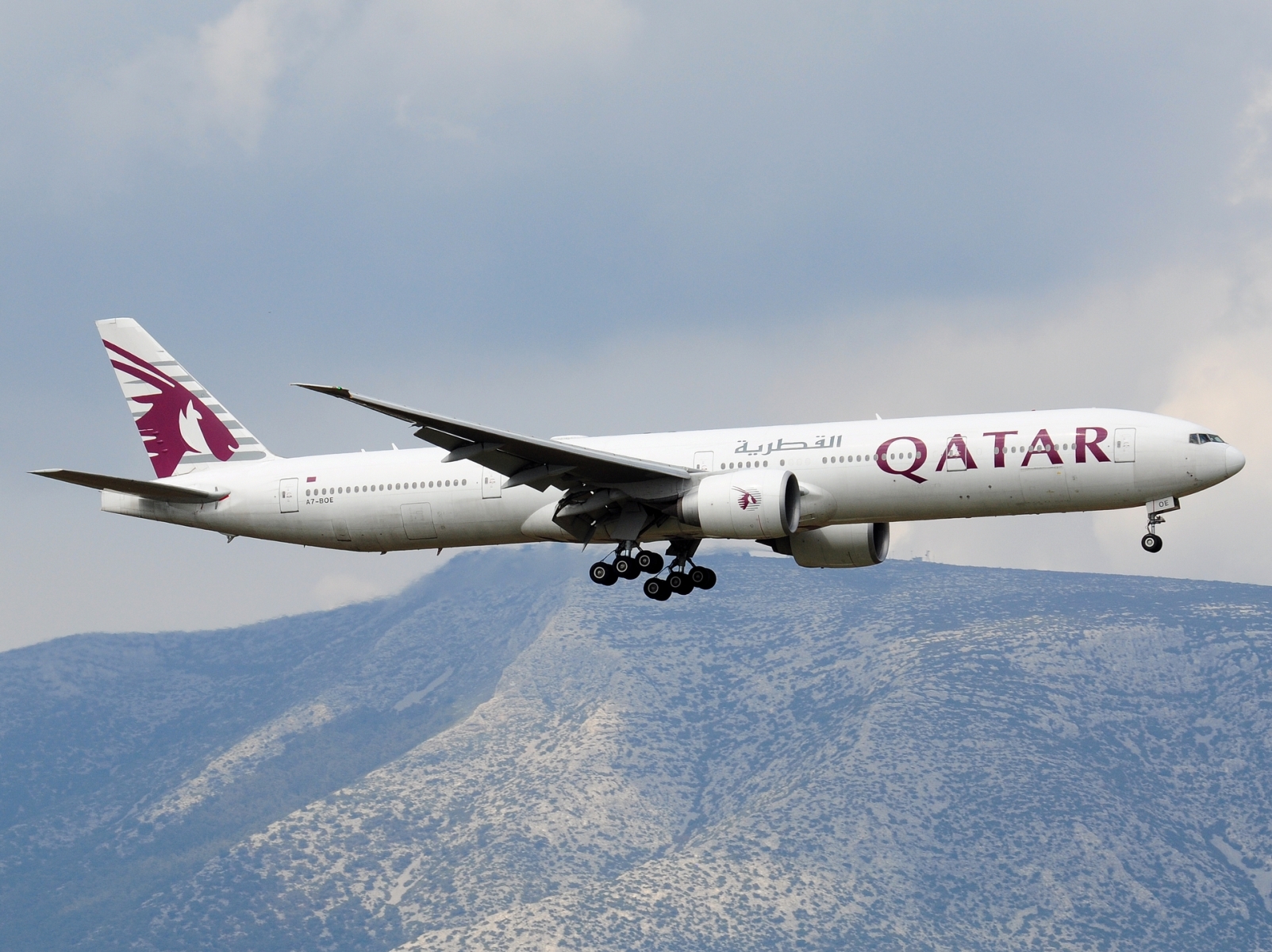 A7-BOE - 777-3ZG(ER) - Qatar Airways - ATH - 04-04-2025