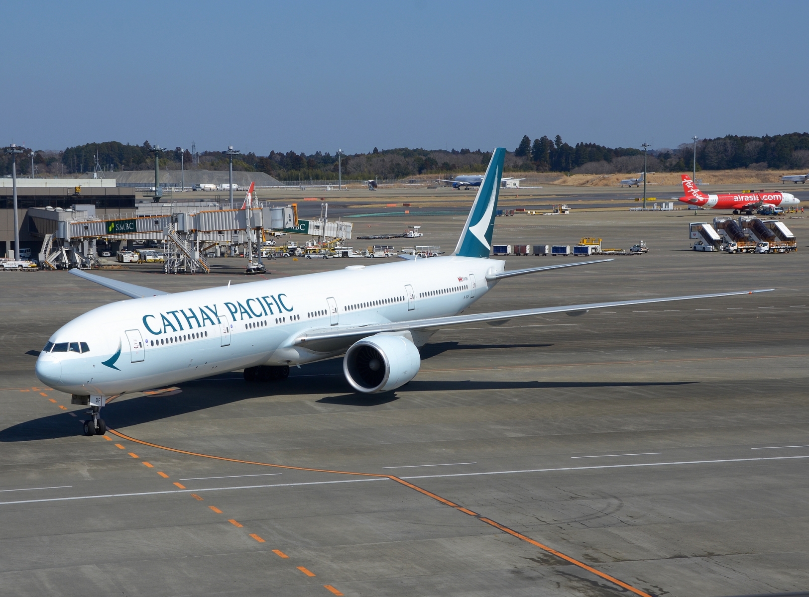 B-KQF - 777-367(ER) - Cathay Pacific Airways - NRT - 21-03-2025