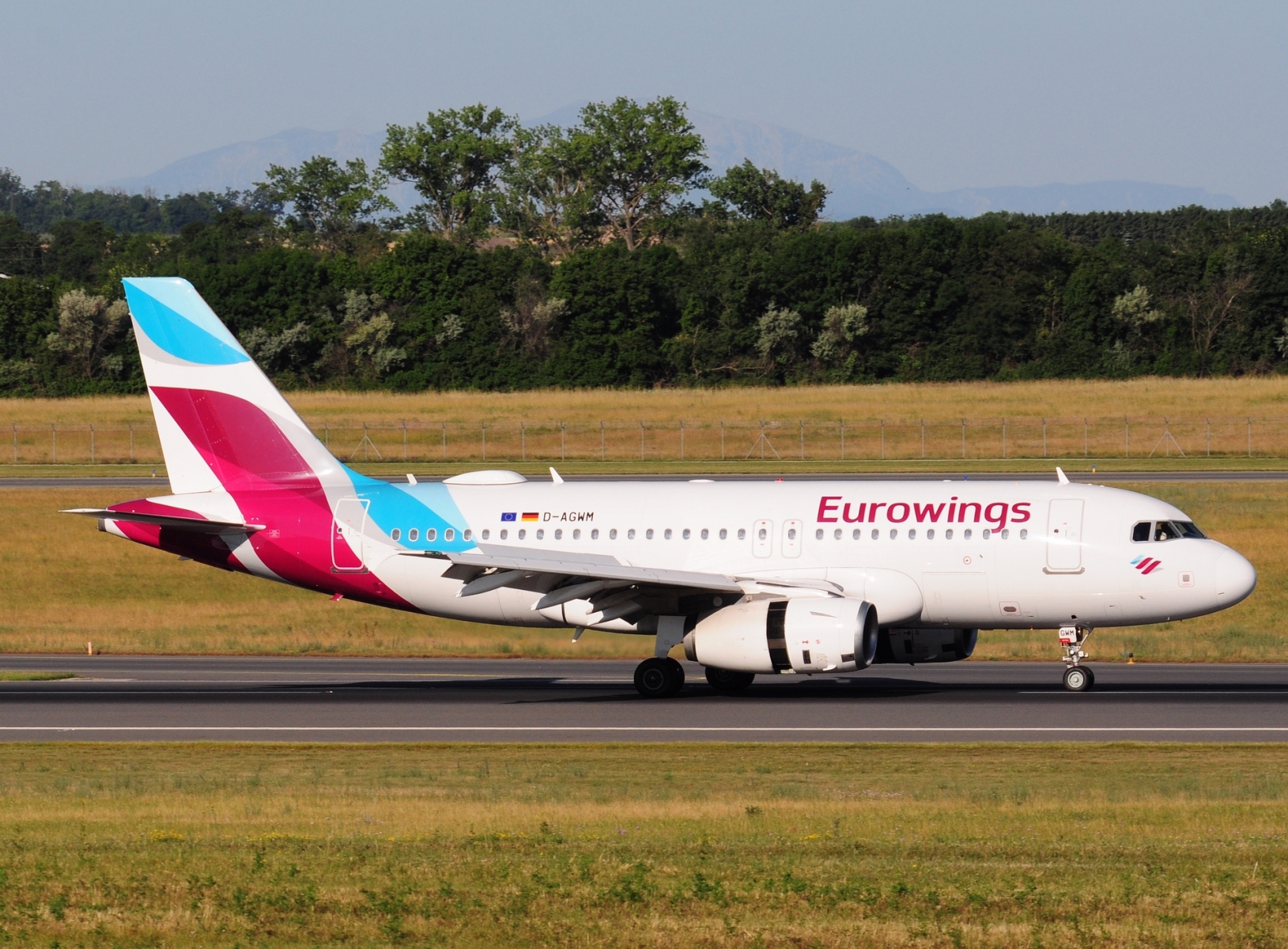 D-AGWM - A319-132 - Eurowings - VIE - 25-06-2025